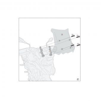 Supports Bulle & Pare-brise Givi Fixation bulle D5129KIT BMW F750GS (18-21) Supports Bulle & Pare-brise Givi Fixation bulle D5129KIT BMW F750GS (18-21)